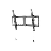 Produktbild för DELTACO Office ARM-0204 - Heavy Duty konsol - fällbart - för LCD-TV/välvd LCD-TV - mattsvart