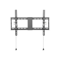 Produktbild för DELTACO Office ARM-0204 - Heavy Duty konsol - fällbart - för LCD-TV/välvd LCD-TV - mattsvart