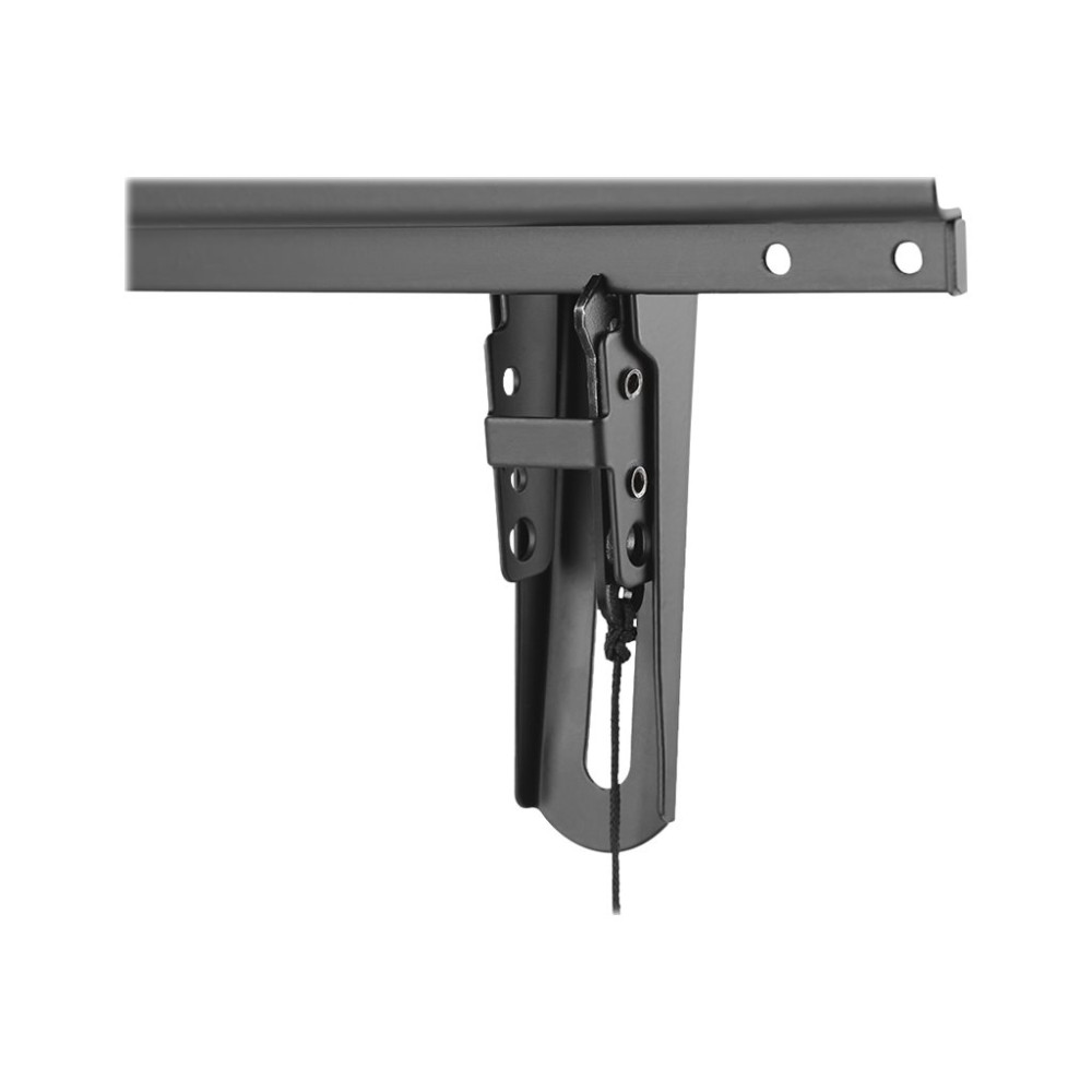 Produktbild för DELTACO Office ARM-0204 - Heavy Duty konsol - fällbart - för LCD-TV/välvd LCD-TV - mattsvart
