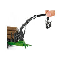 Produktbild för Siku Farmer - Traktor med skogstrailer