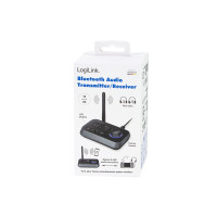 Produktbild för LogiLink - trådlös Bluetooth-ljudmottagare/-sändare för TV, trådlösa hörlurar