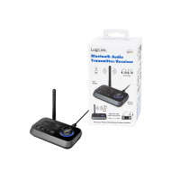 Produktbild för LogiLink - trådlös Bluetooth-ljudmottagare/-sändare för TV, trådlösa hörlurar