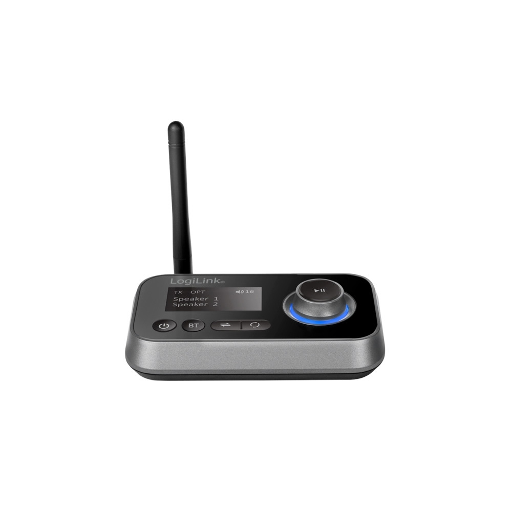Produktbild för LogiLink - trådlös Bluetooth-ljudmottagare/-sändare för TV, trådlösa hörlurar