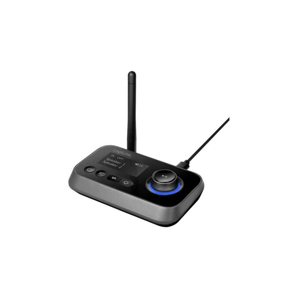 Produktbild för LogiLink - trådlös Bluetooth-ljudmottagare/-sändare för TV, trådlösa hörlurar