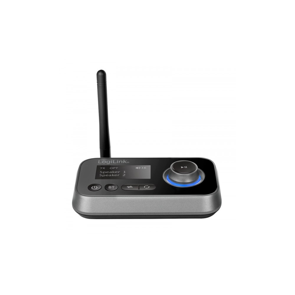 Produktbild för LogiLink - trådlös Bluetooth-ljudmottagare/-sändare för TV, trådlösa hörlurar