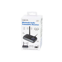 Produktbild för LogiLink - trådlös Bluetooth-ljudmottagare/-sändare för TV, trådlösa hörlurar