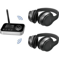 Produktbild för LogiLink - trådlös Bluetooth-ljudmottagare/-sändare för TV, trådlösa hörlurar