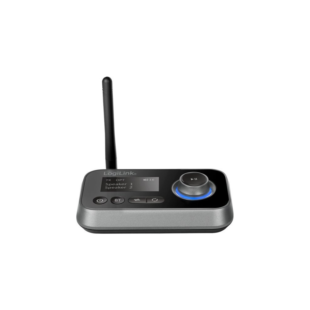 Produktbild för LogiLink - trådlös Bluetooth-ljudmottagare/-sändare för TV, trådlösa hörlurar