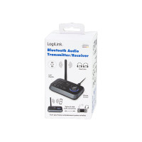 Produktbild för LogiLink - trådlös Bluetooth-ljudmottagare/-sändare för TV, trådlösa hörlurar