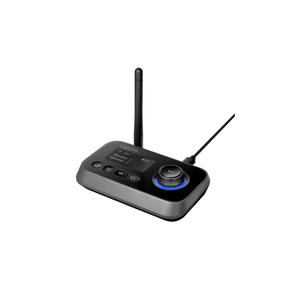 Produktbild för LogiLink - trådlös Bluetooth-ljudmottagare/-sändare för TV, trådlösa hörlurar