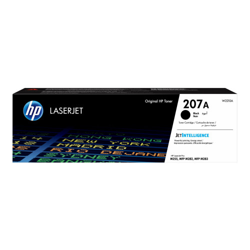 HP HP 207A - svart - original - LaserJet - tonerkassett (W2210A)