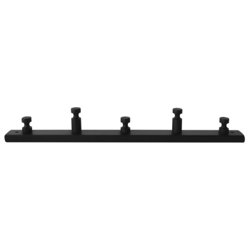 Home>It Home&gtit® klädhängare med 5 klädkrokar 50×4×7 cm furu svart