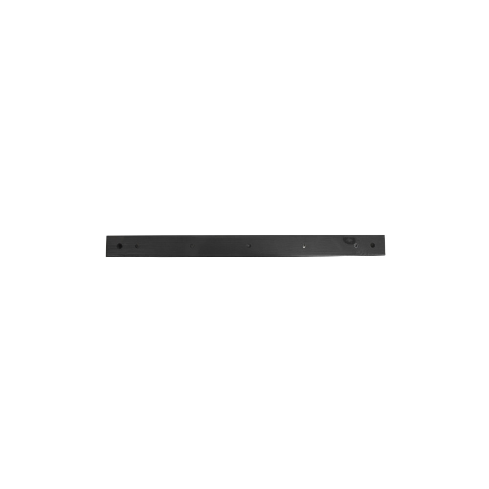 Produktbild för Home&gtit® klädhängare med 5 klädkrokar 50×4×7 cm furu svart