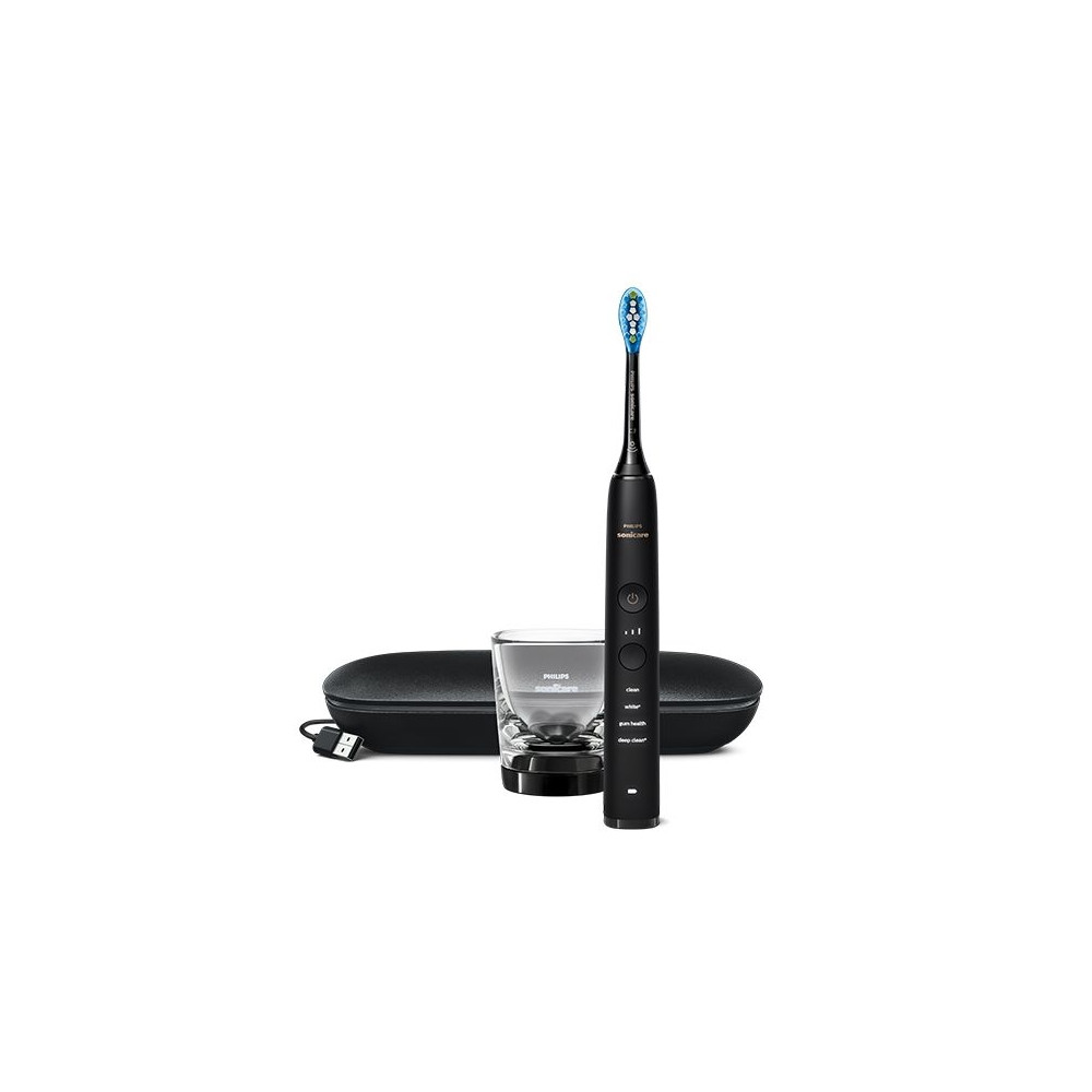 Produktbild för Philips Sonicare DiamondClean 9000 HX9911 - tandborste - svart