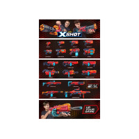 Produktbild för X-Shot Excel Double Fury 4 Combo Foam Blaster Pack (16 Darts...