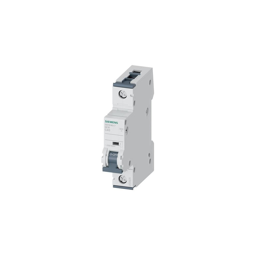Produktbild för Siemens 5SY6140-7, Dvärgbrytare, Typ C, 6000 A, 230