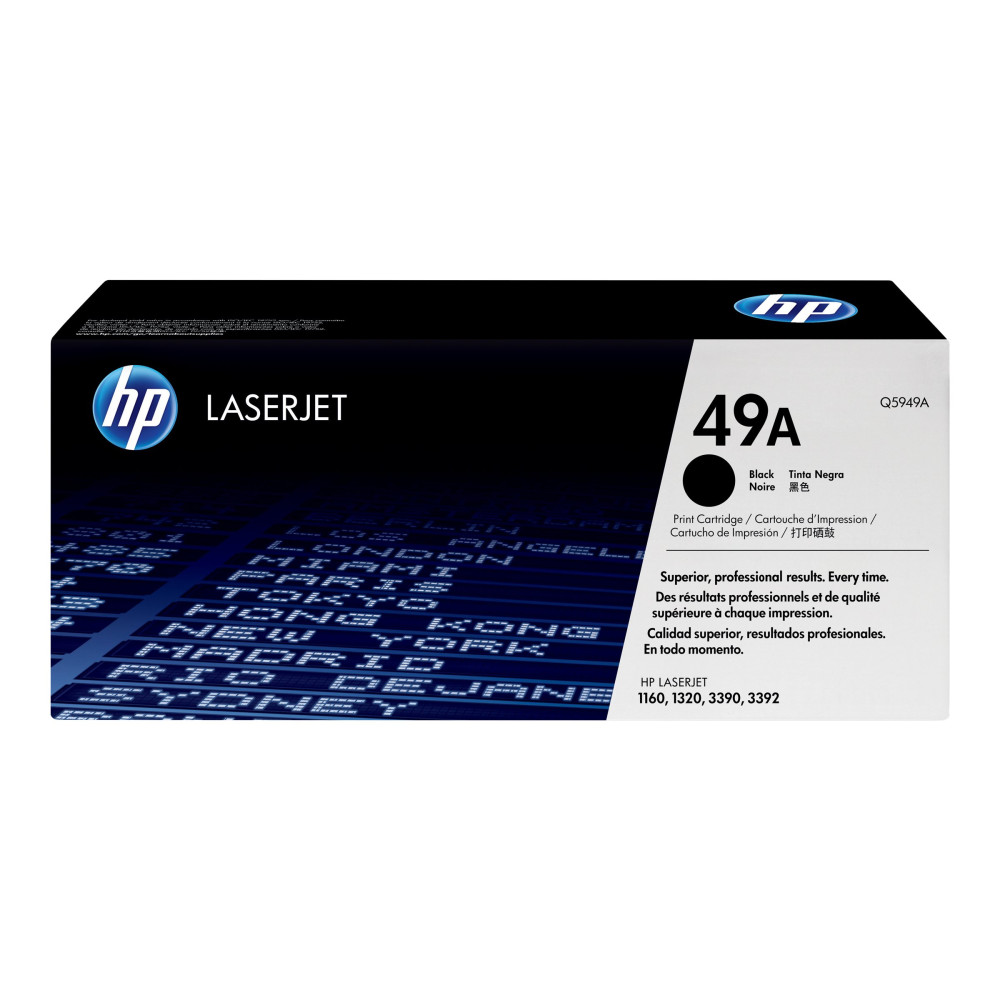 Produktbild för HP 49A - svart - original - LaserJet - tonerkassett (Q5949A)