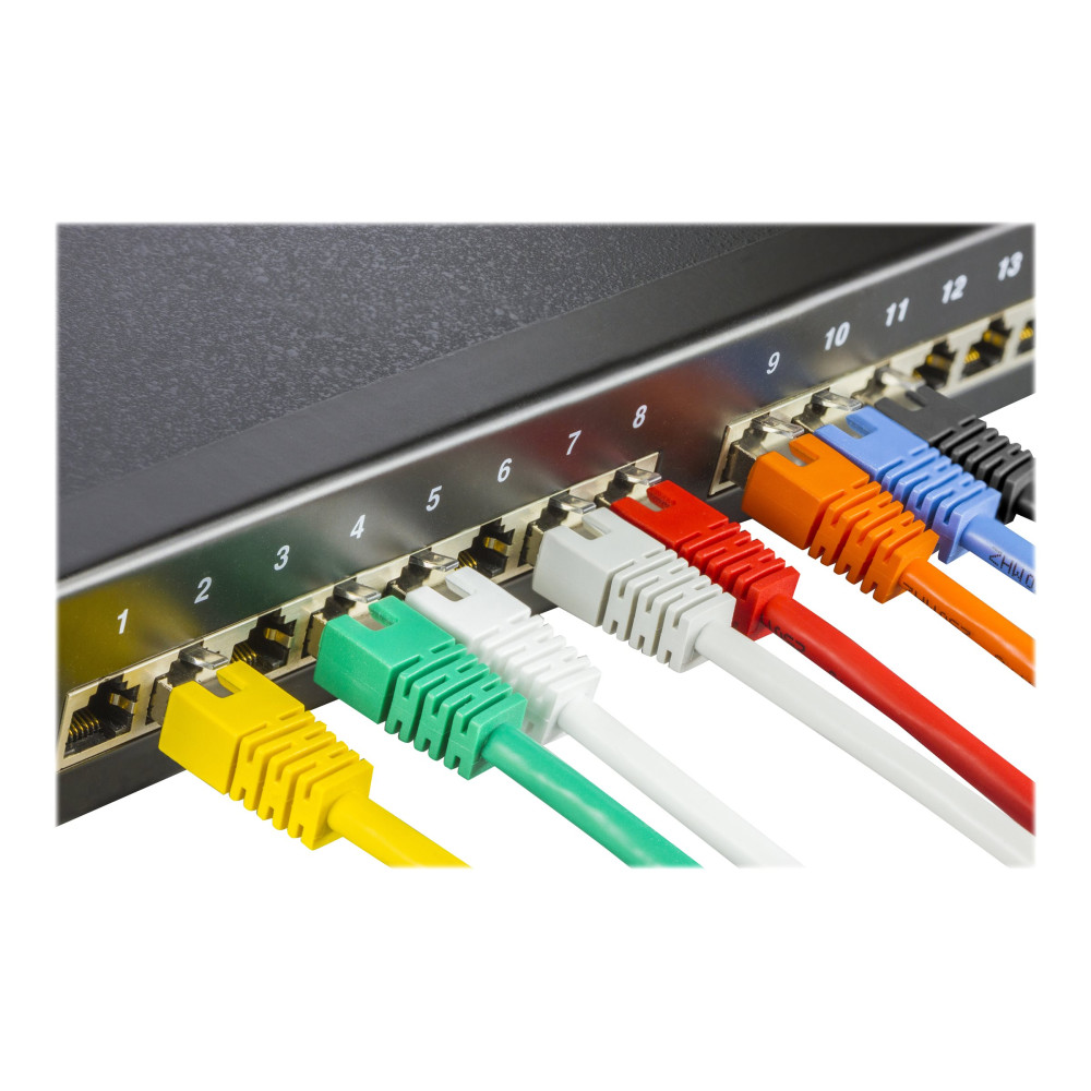 Produktbild för DELTACO STP-630 - patch-kabel - 30 m - svart