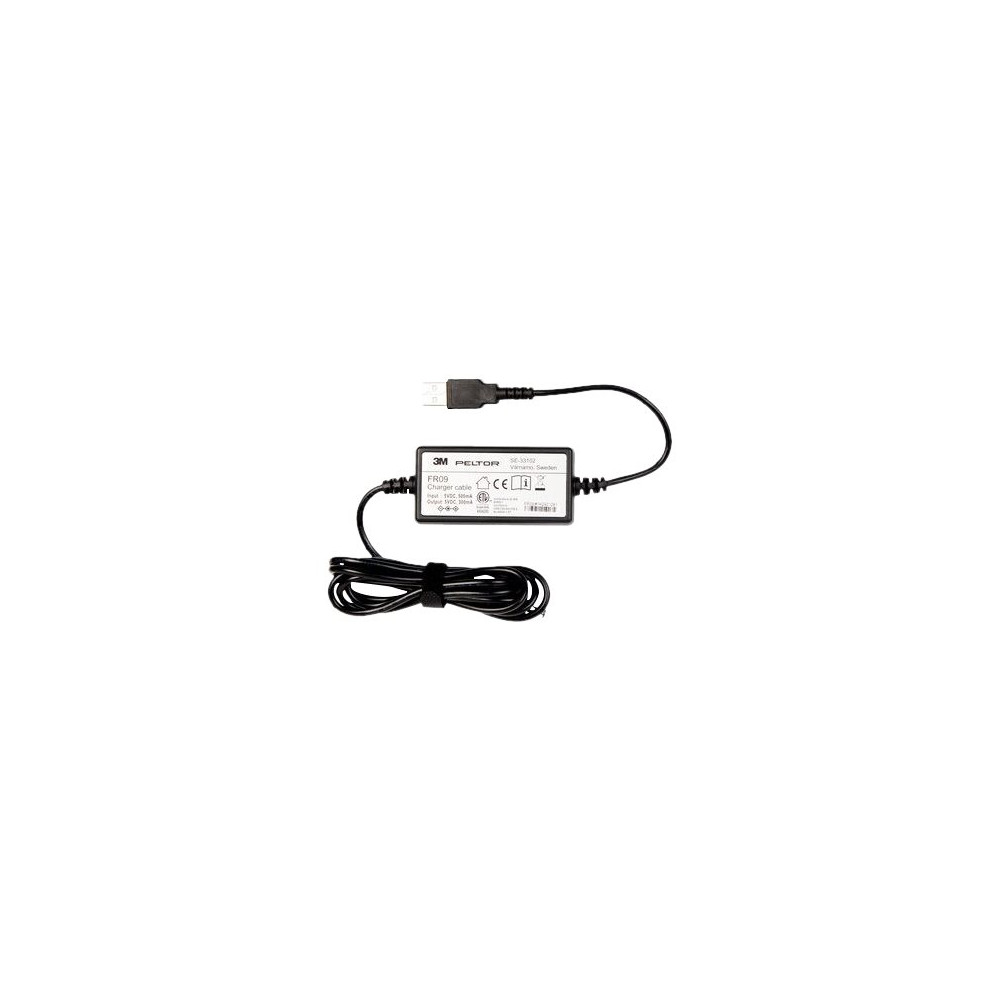 Produktbild för 3M Peltor FR09 strömadapter