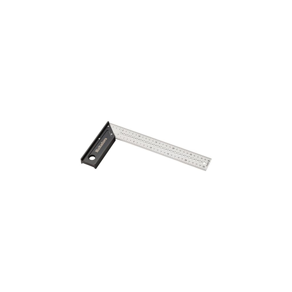 Produktbild för HULTAFORS Robust precisionsvinkel 30 cm med pulverlackerat a...