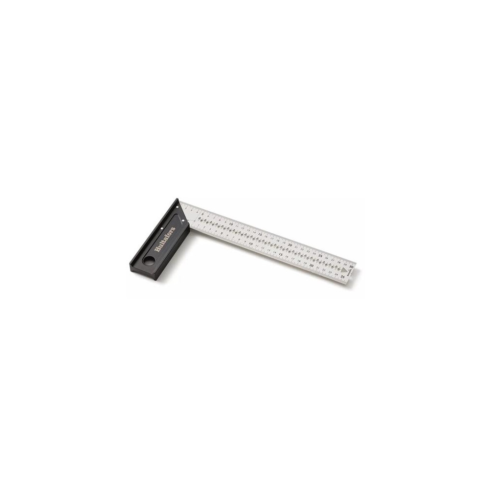 Produktbild för HULTAFORS Robust precisionsvinkel 30 cm med pulverlackerat a...