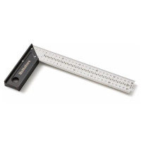 Produktbild för HULTAFORS Robust precisionsvinkel 30 cm med pulverlackerat a...