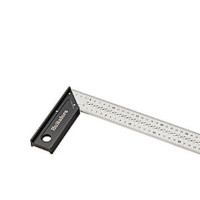 Produktbild för HULTAFORS Robust precisionsvinkel 30 cm med pulverlackerat a...