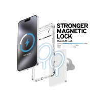 Produktbild för ITSKINS HYBRID MAGSAFE CLEAR skydd till iPhone 17 Air® genom...