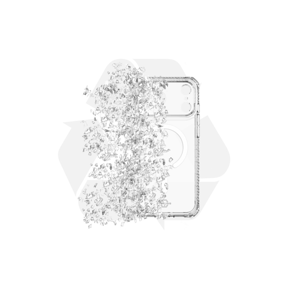 Produktbild för iTSKINS HYBRID MAGSAFE CLEAR mobilskal till iPhone 17 Pro Ma...