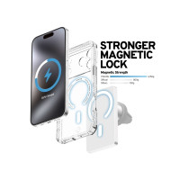 Produktbild för ITSKINS HYBRID MagSafe clear-skal till iPhone 17 Pro®, trans...