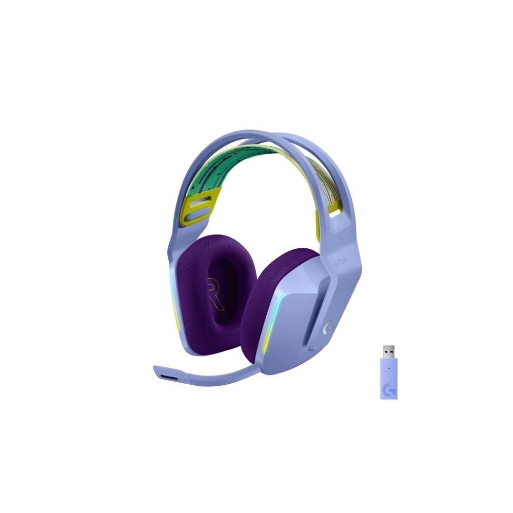 Produktbild för Logitech G G733 LIGHTSPEED Wireless RGB Gaming Headset - headset