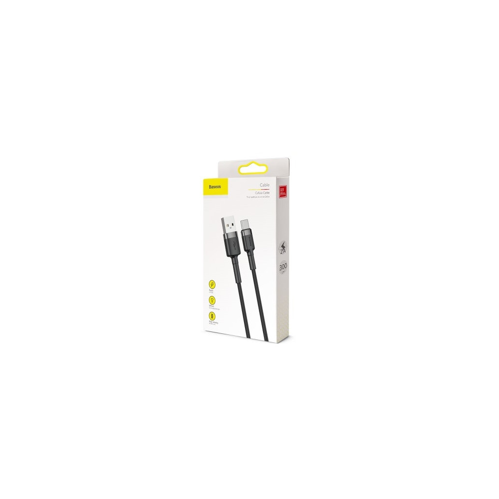 Produktbild för Baseus Cafule - USB typ C-kabel - USB till 24 pin USB-C - 3 m