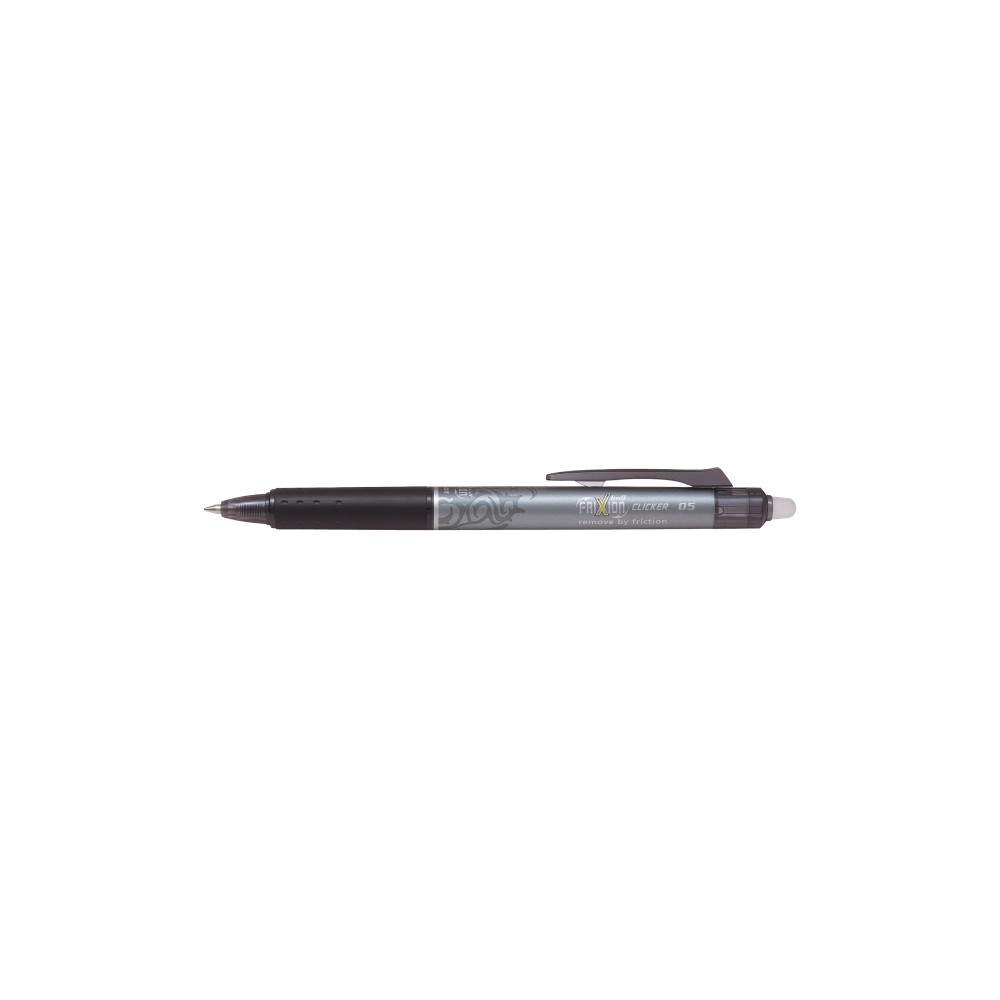 Produktbild för Rollerball Pilot Frixion Clicker med tryck 0,5 mm svart (st....