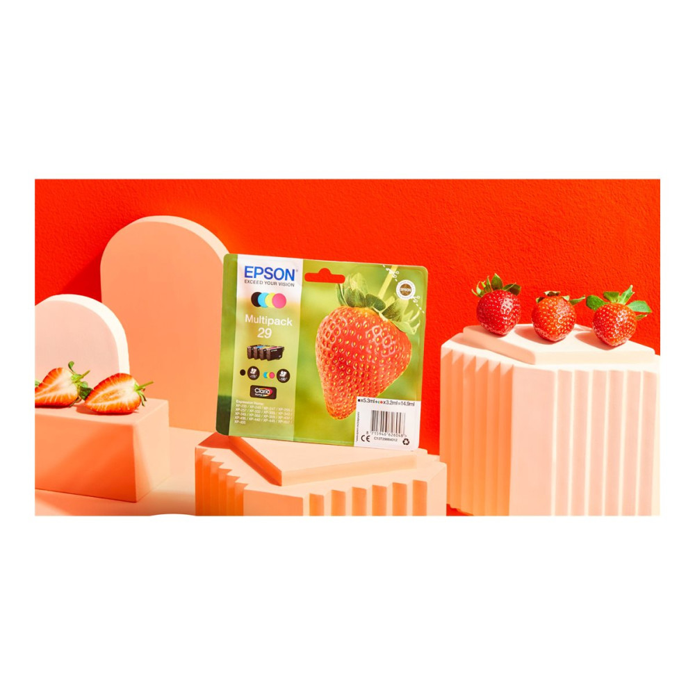 Produktbild för Epson 29 Multipack - 4-pack - svart, gul, cyan, magenta - original - bläckpatron