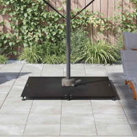 Produktbild för Parasollfot Svart 100 x 100 x 4 cm Stål