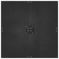 Produktbild för Parasollfot Svart 100 x 100 x 4 cm Stål