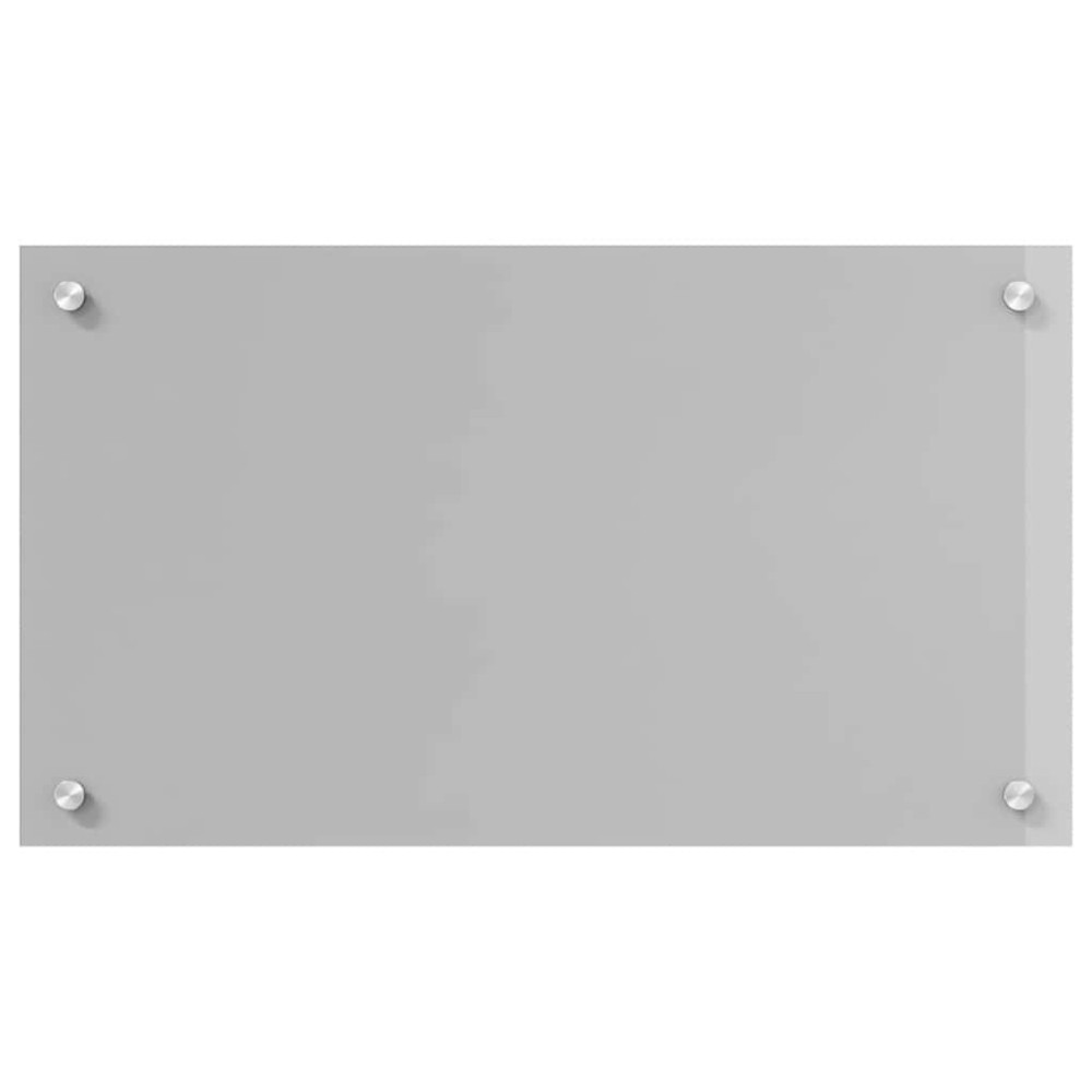 Produktbild för Köksskydd 2 pcs Ljusgrå 70 x 40 cm härdat glas