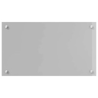 Produktbild för Köksskydd 2 pcs Ljusgrå 70 x 40 cm härdat glas