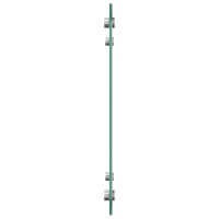 Produktbild för Köksskydd 2 pcs Ljusgrå 70 x 40 cm härdat glas