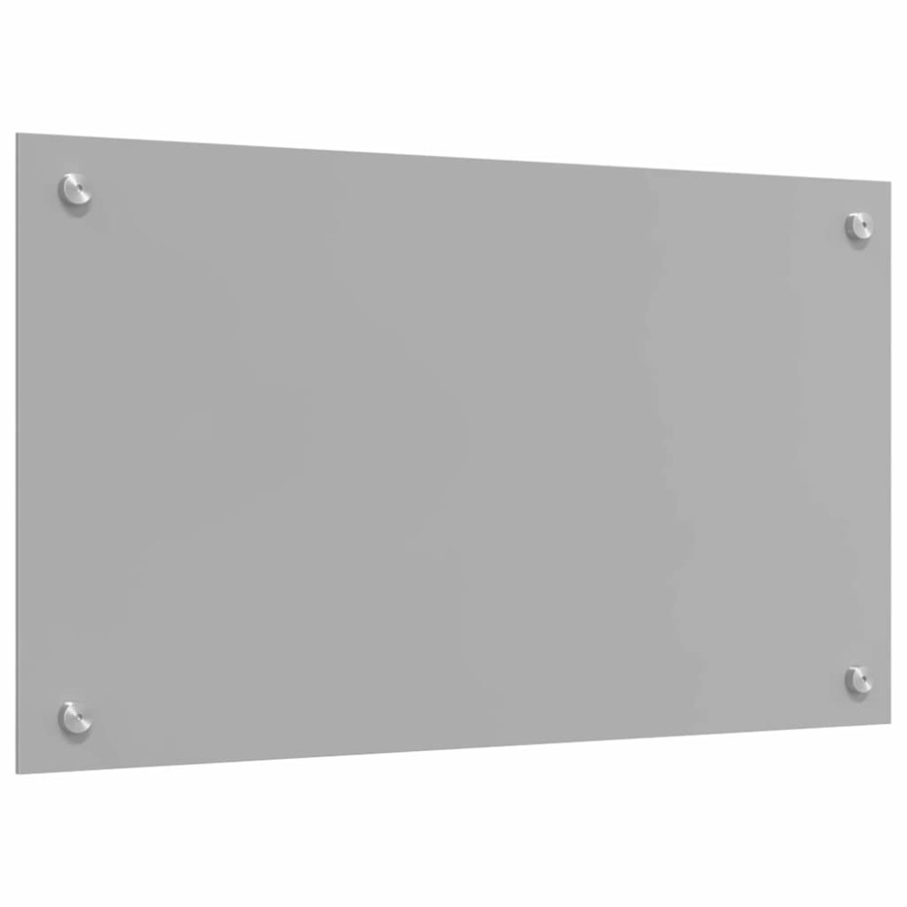 Produktbild för Köksskydd 2 pcs Ljusgrå 70 x 40 cm härdat glas