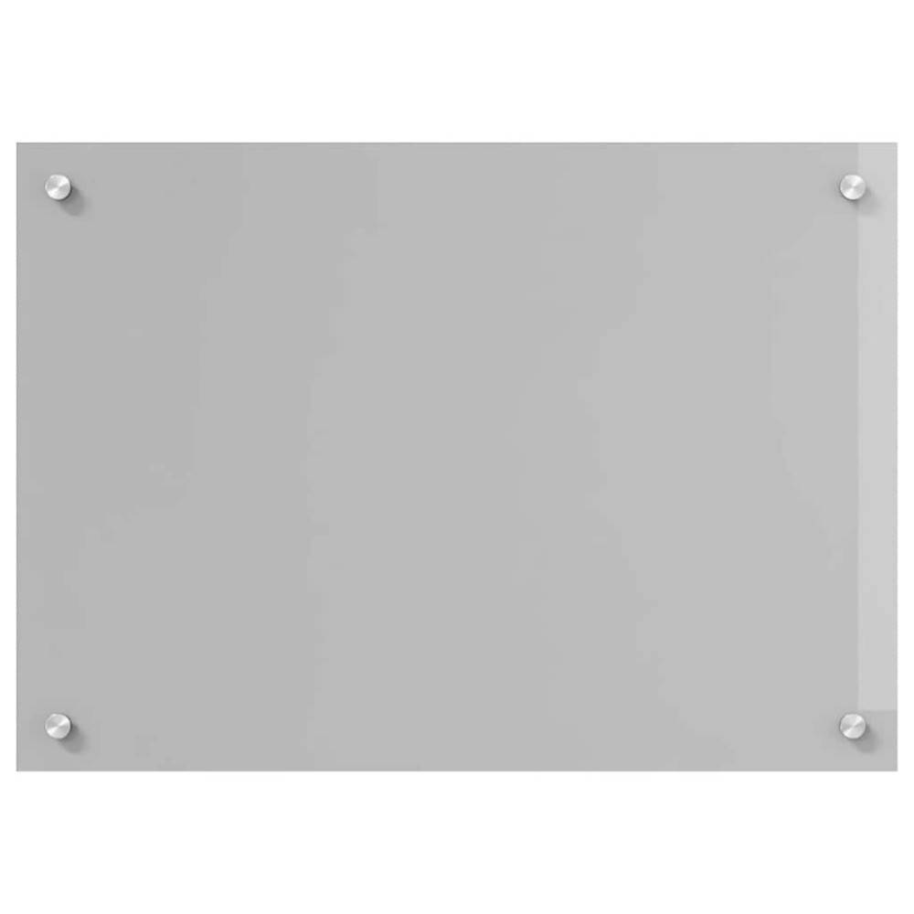 Produktbild för Köksskydd 2 pcs Ljusgrå 70 x 50 cm härdat glas