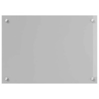 Produktbild för Köksskydd 2 pcs Ljusgrå 70 x 50 cm härdat glas