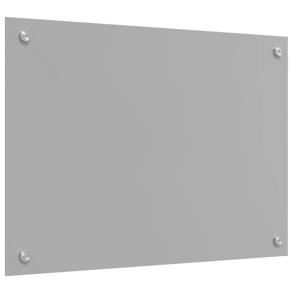 Produktbild för Köksskydd 2 pcs Ljusgrå 70 x 50 cm härdat glas