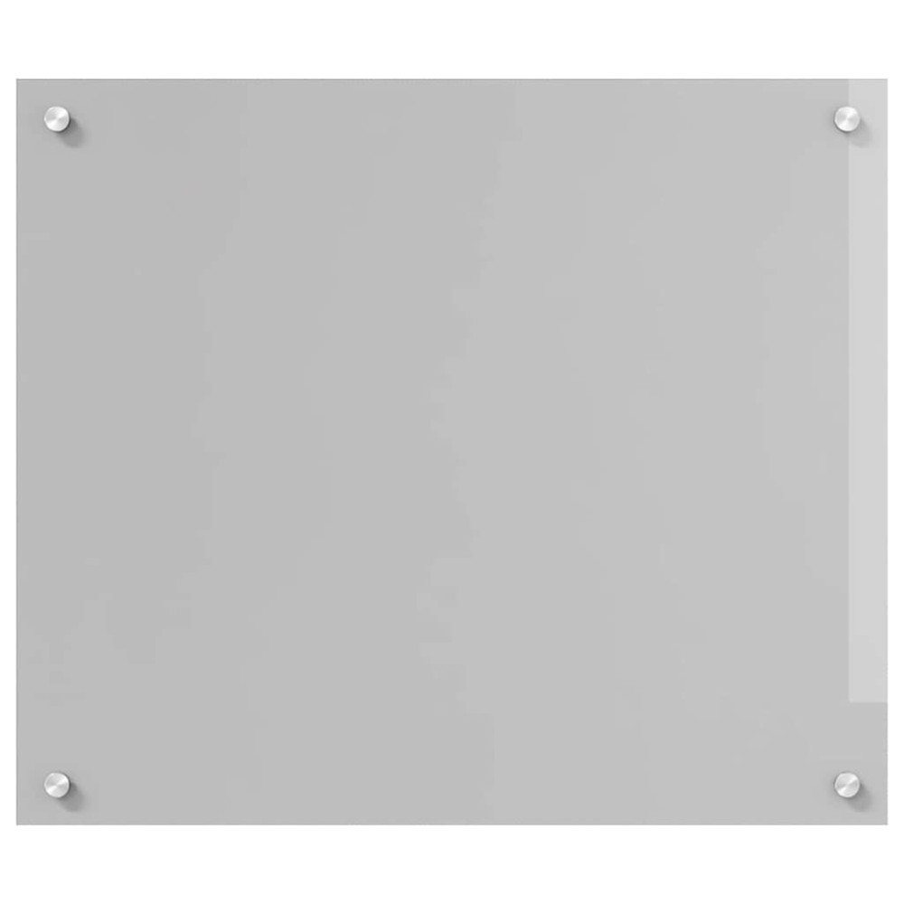 Produktbild för Köksskydd 2 pcs Ljusgrå 70 x 60 cm härdat glas