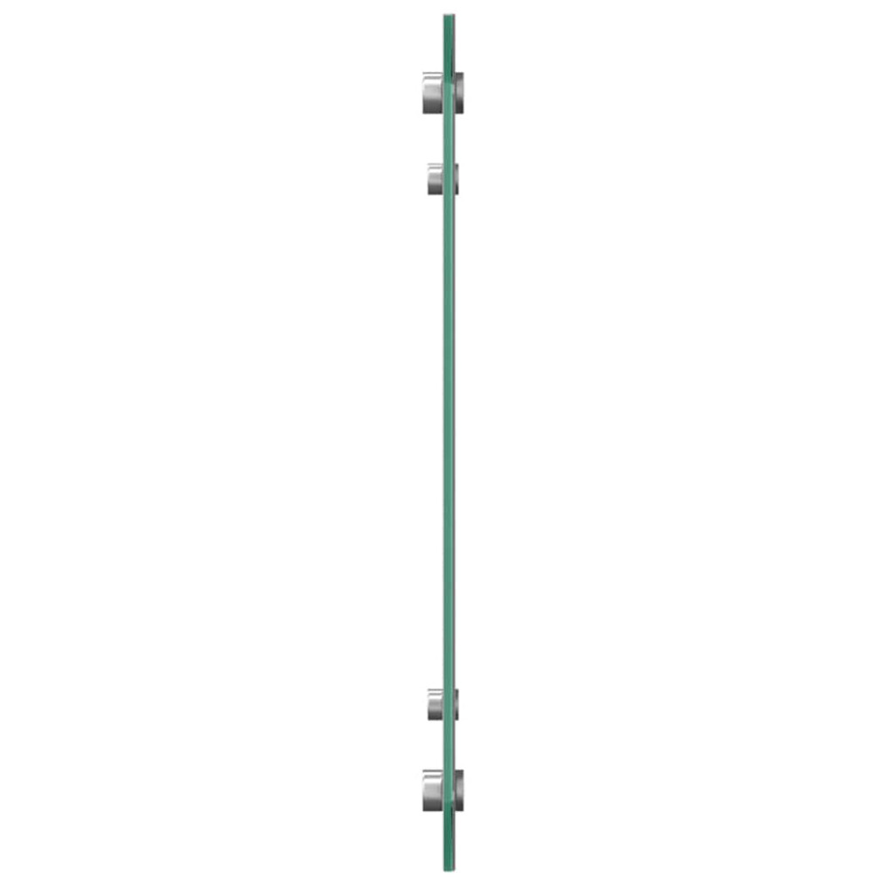 Produktbild för Köksskydd 2 pcs Ljusgrå 80 x 40 cm härdat glas