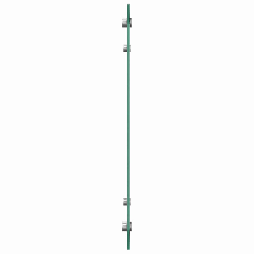 Produktbild för Köksskydd 2 pcs Ljusgrå 80 x 50 cm härdat glas