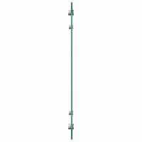Produktbild för Köksskydd 2 pcs Ljusgrå 80 x 50 cm härdat glas