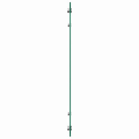 Produktbild för Köksskydd 2 pcs Ljusgrå 80 x 60 cm härdat glas
