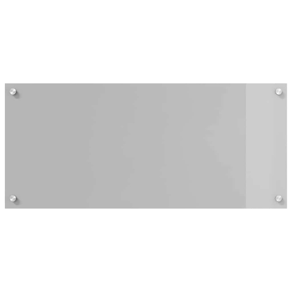 Produktbild för Köksskydd 2 pcs Ljusgrå 90 x 40 cm härdat glas