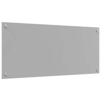 Produktbild för Köksskydd 2 pcs Ljusgrå 90 x 40 cm härdat glas